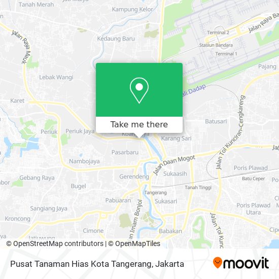 Pusat Tanaman Hias Kota Tangerang map