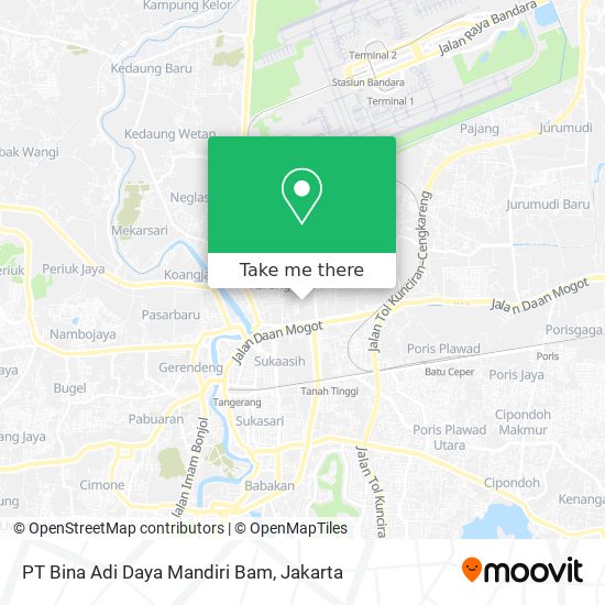 PT Bina Adi Daya Mandiri Bam map