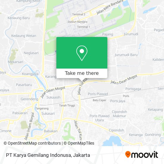 PT Karya Gemilang Indonusa map