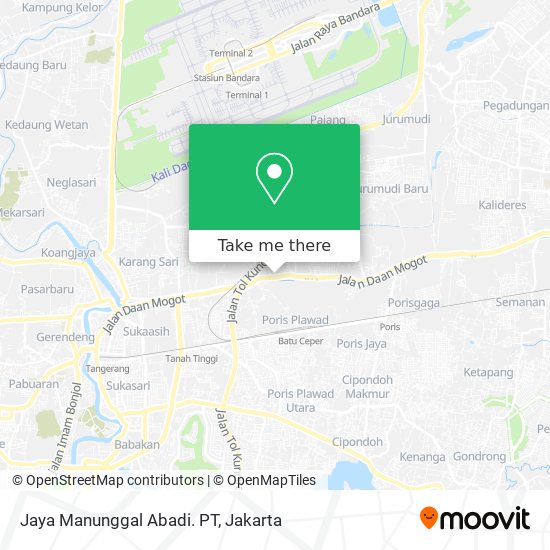 Jaya Manunggal Abadi. PT map