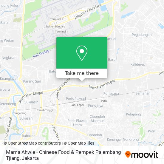 Mama Ahwie - Chinese Food & Pempek Palembang Tjiang map