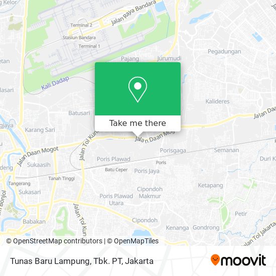 Tunas Baru Lampung, Tbk. PT map