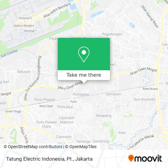 Tatung Electric Indonesia, Pt. map