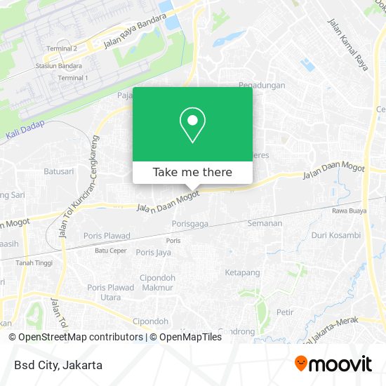 Bsd City map