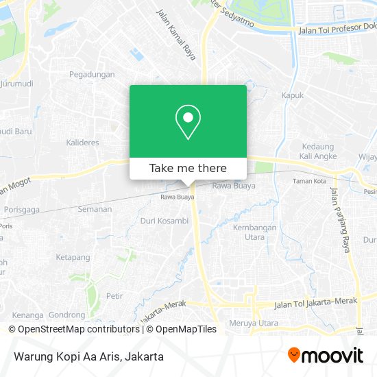 Warung Kopi Aa Aris map