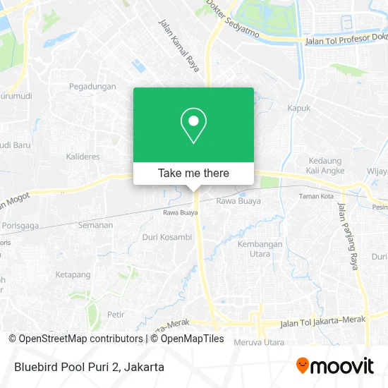 Bluebird Pool Puri 2 map