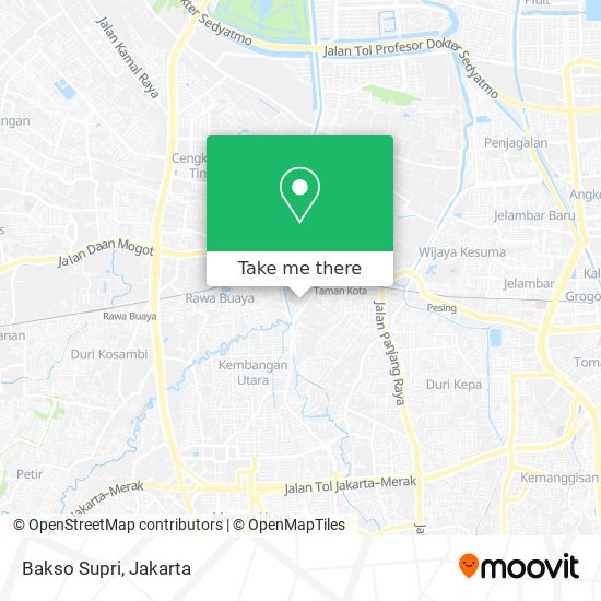 Bakso Supri map