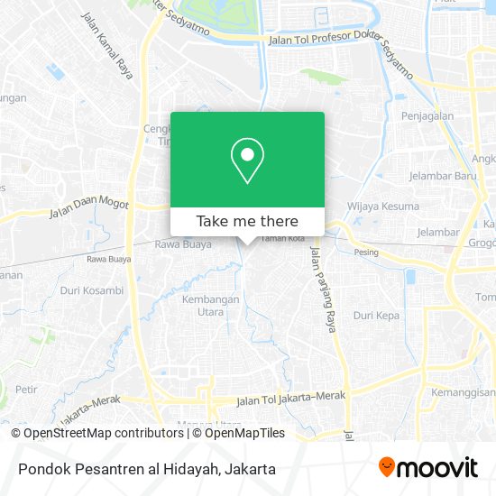 Pondok Pesantren al Hidayah map