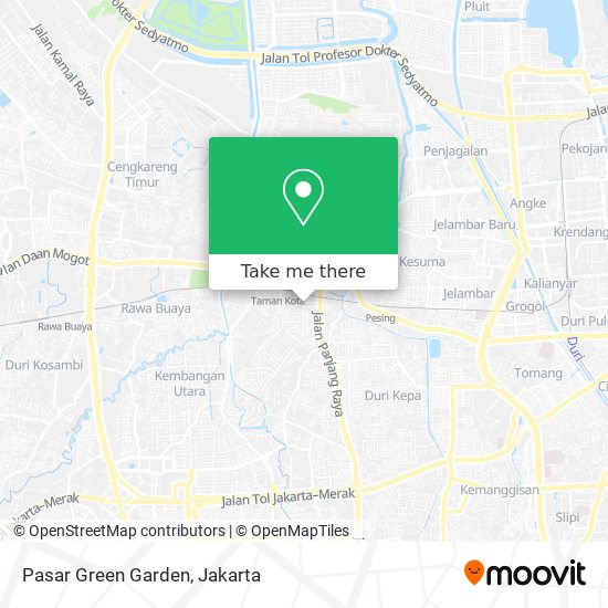 Pasar Green Garden map