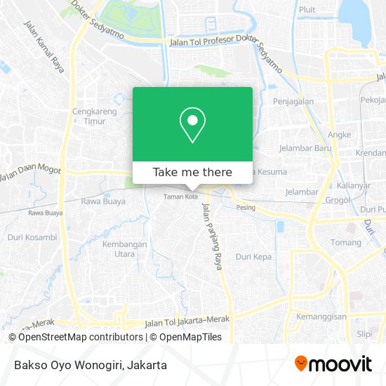 Bakso Oyo Wonogiri map