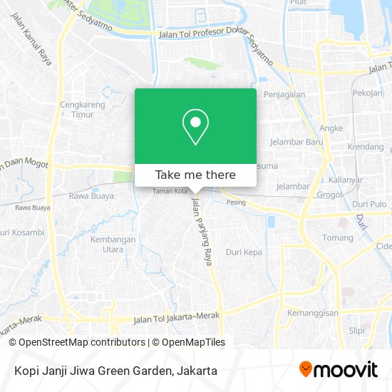 Kopi Janji Jiwa Green Garden map