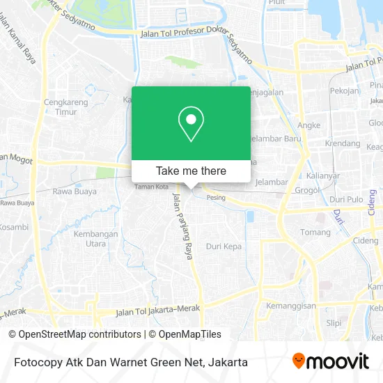 Fotocopy Atk Dan Warnet Green Net map