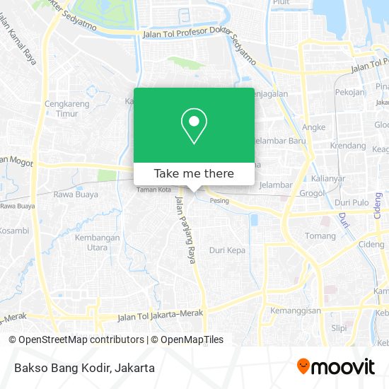 Bakso Bang Kodir map