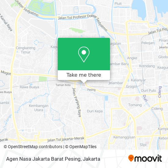 Agen Nasa Jakarta Barat Pesing map