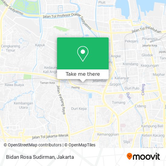 Bidan Rosa Sudirman map