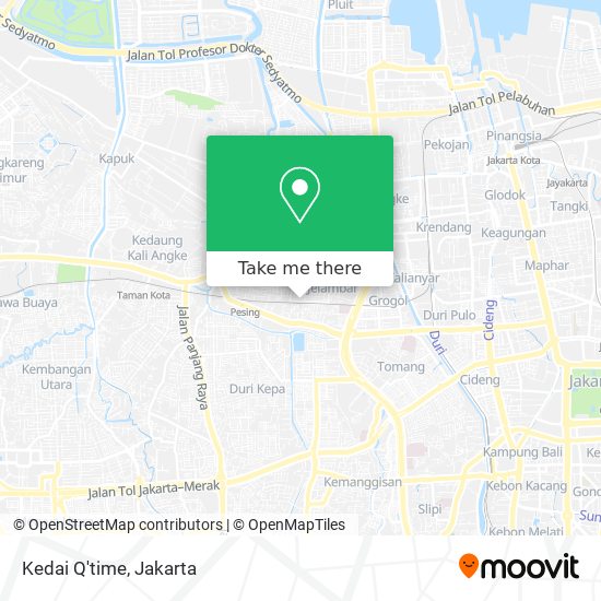 Kedai Q'time map