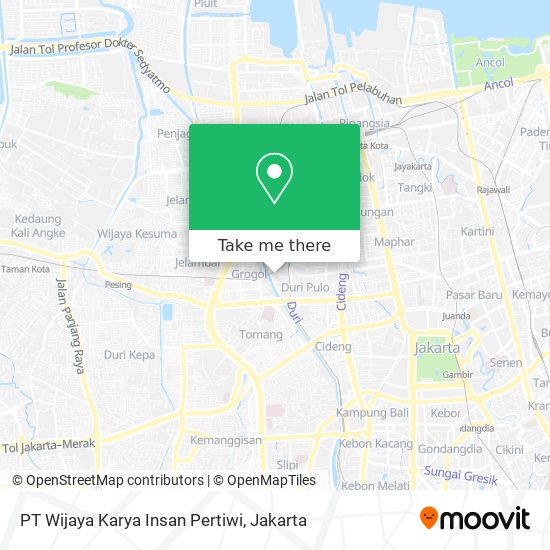 PT Wijaya Karya Insan Pertiwi map