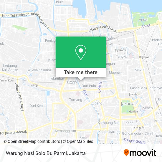 Warung Nasi Solo Bu Parmi map