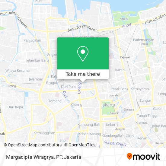 Margacipta Wiragrya. PT map