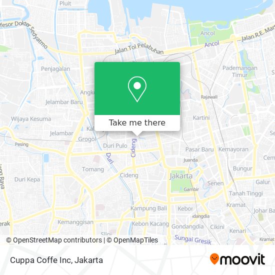 Cuppa Coffe Inc map