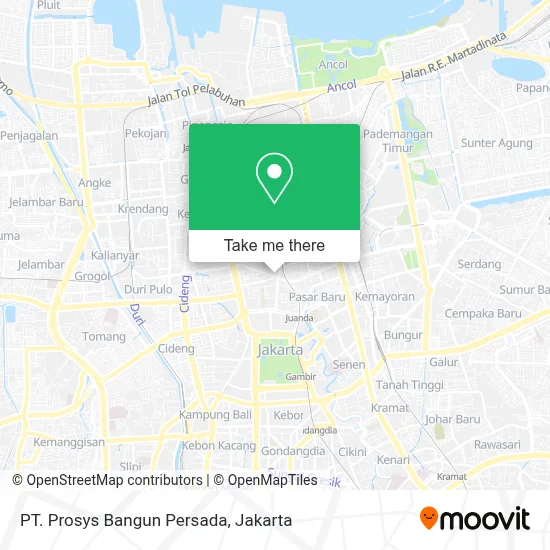 PT. Prosys Bangun Persada map