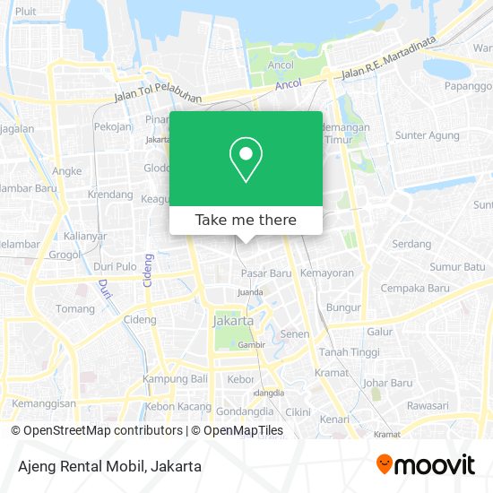 Ajeng Rental Mobil map