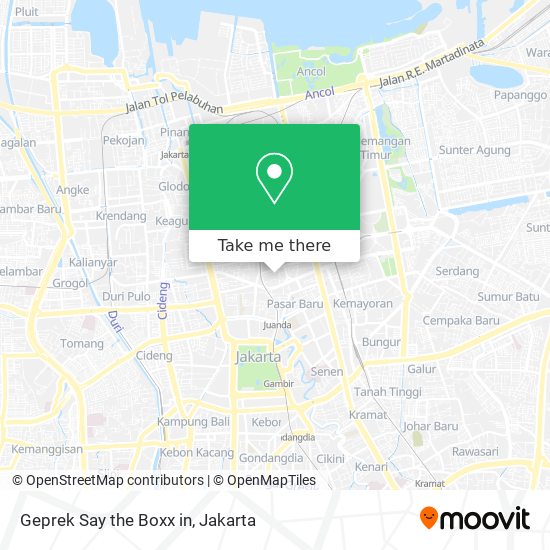 Geprek Say the Boxx in map