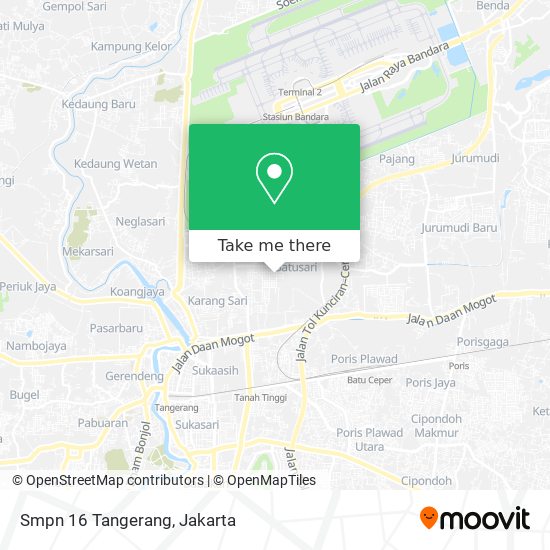 Smpn 16 Tangerang map