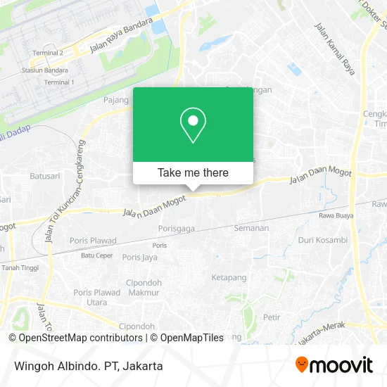 Wingoh Albindo. PT map