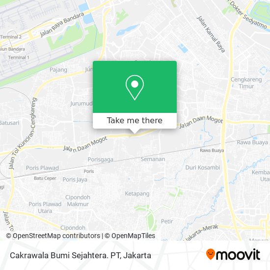 Cakrawala Bumi Sejahtera. PT map