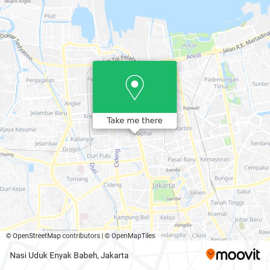 Nasi Uduk Enyak Babeh map