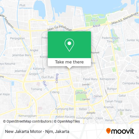 New Jakarta Motor - Njm map