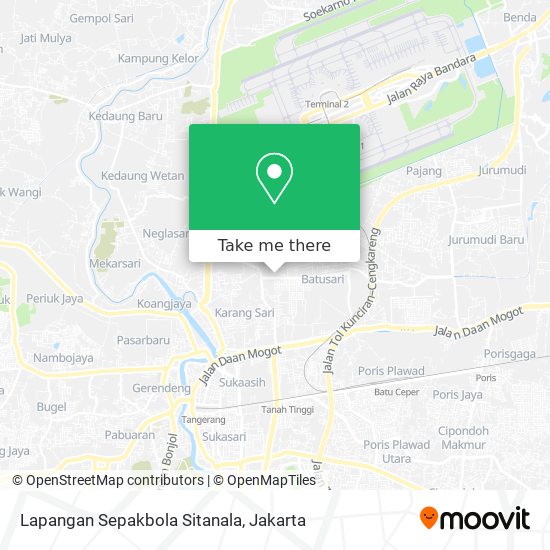 Lapangan Sepakbola Sitanala map