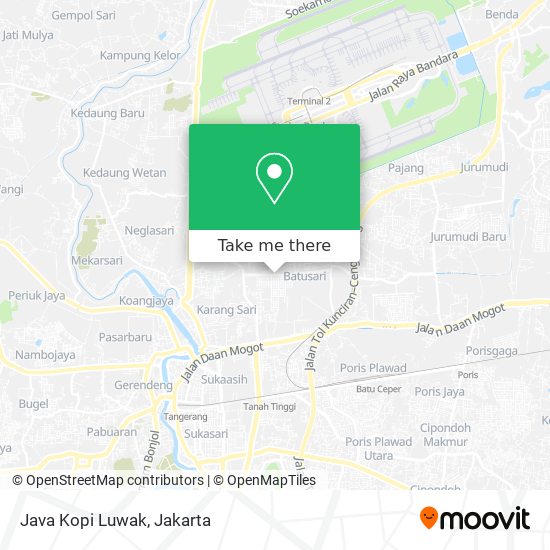 Java Kopi Luwak map