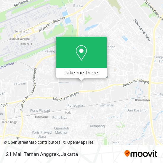 21 Mall Taman Anggrek map