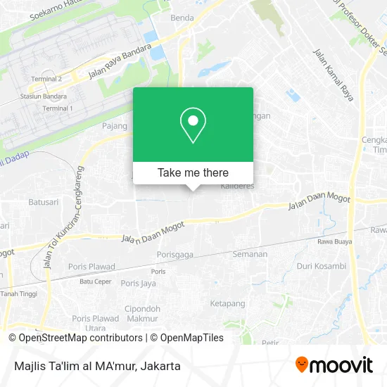 Majlis Ta'lim al MA'mur map