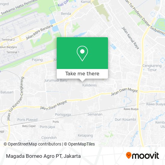 Magada Borneo Agro PT map