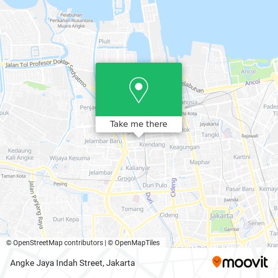 Angke Jaya Indah Street map