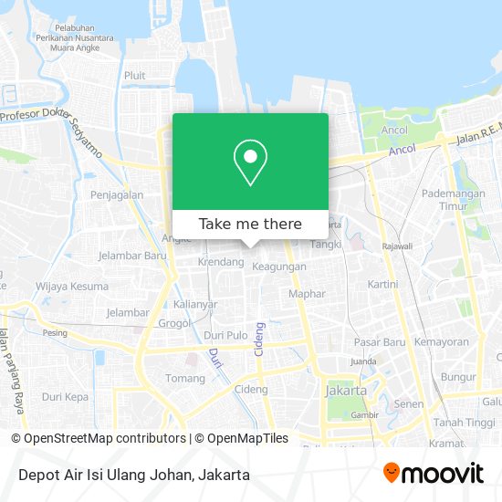 Depot Air Isi Ulang Johan map