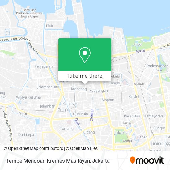 Tempe Mendoan Kremes Mas Riyan map