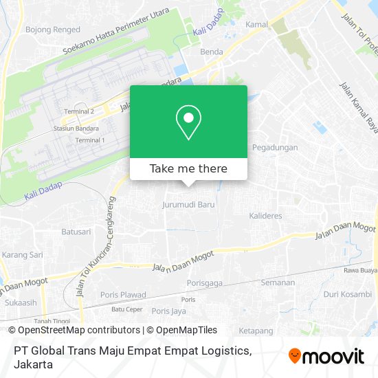 PT Global Trans Maju Empat Empat Logistics map