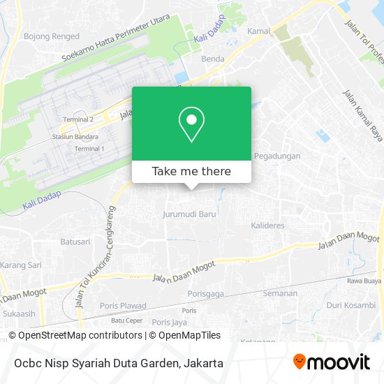 Ocbc Nisp Syariah Duta Garden map