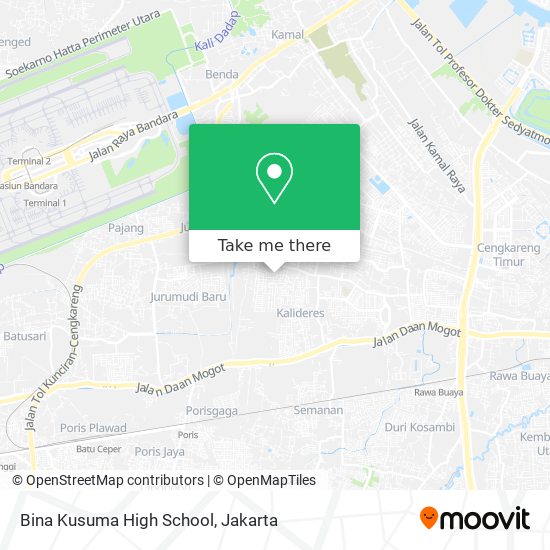 Bina Kusuma High School map