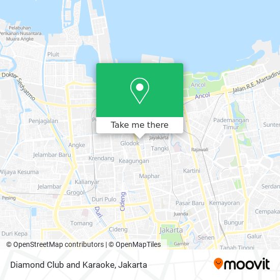 Diamond Club and Karaoke map