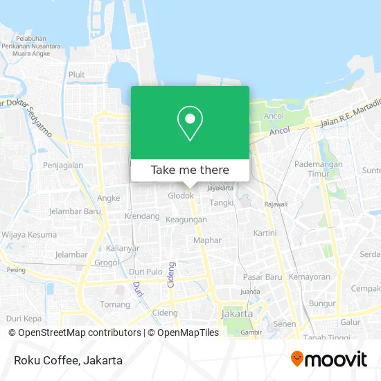 Roku Coffee map