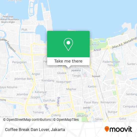 Coffee Break Dan Lover map