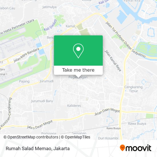 Rumah Salad Memao map