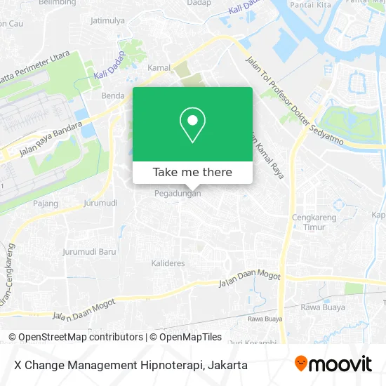 X Change Management Hipnoterapi map