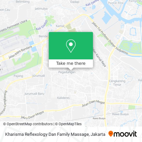 Kharisma Reflexology Dan Family Massage map