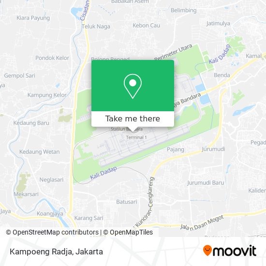 Kampoeng Radja map